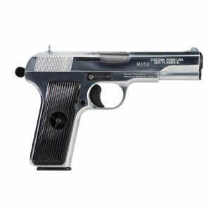 Zastava M70AA Tokarev Pistol (Soviet TT Type) 7.62x25 4.5" Barrel, Chromed Finish, 9rd Mag