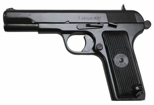 Zastava M57 7.62 Tokarev, 4.5" Barrel, Refurbished, Used, Blued Finish, 9rd Mag, VBery Good Condition