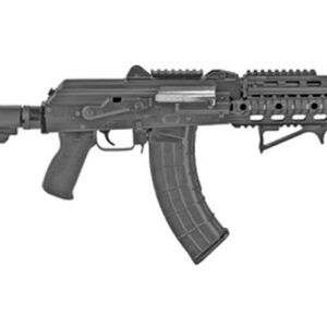 Zastava ZPAP92 7.62X39mm Pistol, 10" Barrel, SBA3, Quad Rail, Black, 30rd