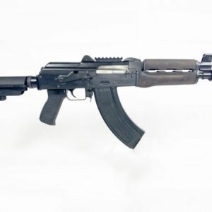Zastava ZPAP92 With Booster AK-47 Pistol 7.62 x 39 10" Barrel Dark Wood, Top Rail, SB3 Brace, 30rd Mag